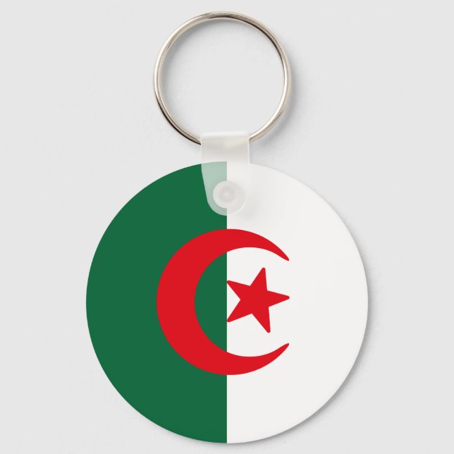 Llavero Bandera de Argelia (Anverso)