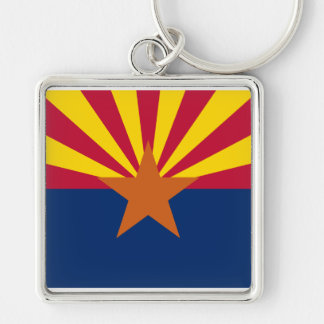 Llavero Bandera de Arizona: Estrella fija Sol, El Estado d