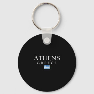 Llavero Bandera de Atenas Grecia Vacaciones en Atenas Recu