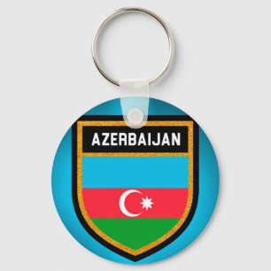 Llavero Bandera de Azerbaiyán