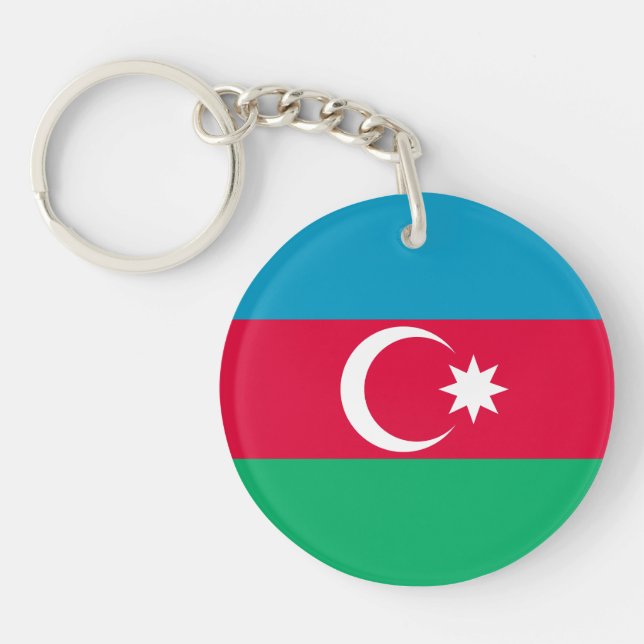 Llavero Bandera de Azerbaiyán Patriótica (Frente)