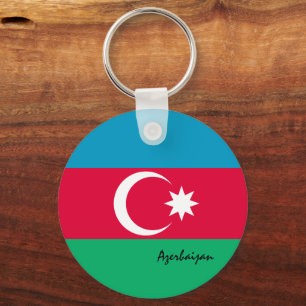 Llavero Bandera de Azerbaiyán y patriotas de Azerbaiyán / 