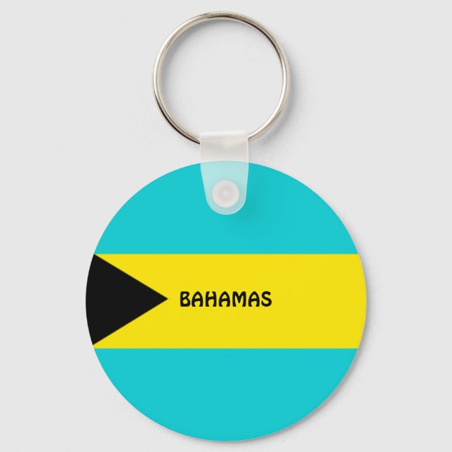 Llavero Bandera de Bahamas (Anverso)