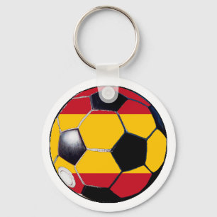 Llavero Bandera de baloncesto de fútbol-España El transbor