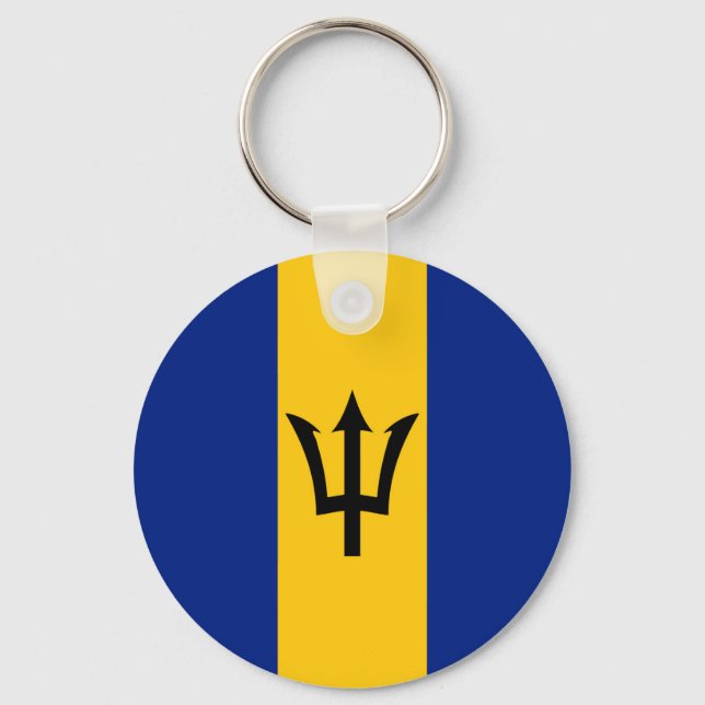 Llavero Bandera de Barbados (Anverso)