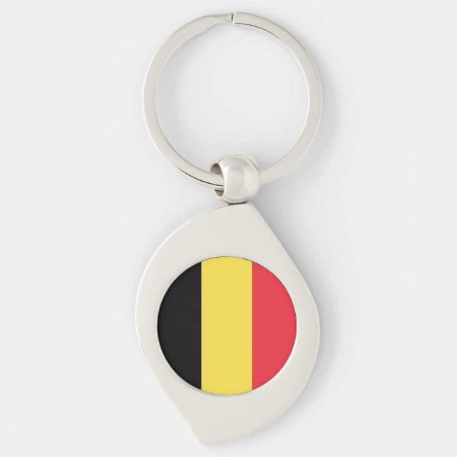 Llavero Bandera de Bélgica (Anverso)