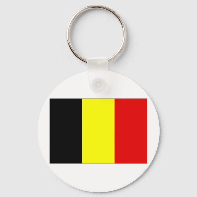 Llavero Bandera de Bélgica (Anverso)