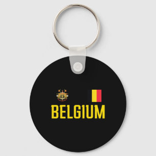 Llavero Bandera de Bélgica Belgie Footll Fútbol Fan Hombre