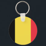 Llavero Bandera de Bélgica Keychain<br><div class="desc">Bandera de Bélgica Keychain</div>