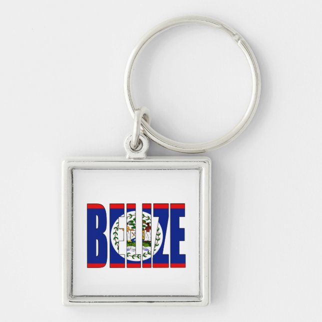 Llavero Bandera de Belice (Frente)