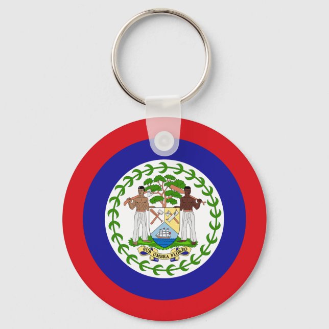 Llavero Bandera de Belice (Anverso)