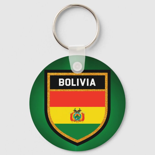 Llavero Bandera de Bolivia (Anverso)