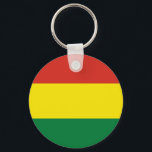 Llavero Bandera de Bolivia (Bolivia)<br><div class="desc">Productos de bandera mundial de personalizable - Por favor,  no dude en añadir su propio texto.</div>