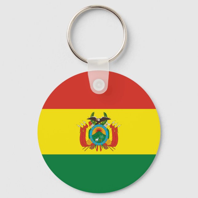 Llavero Bandera de Bolivia Patriótica (Anverso)