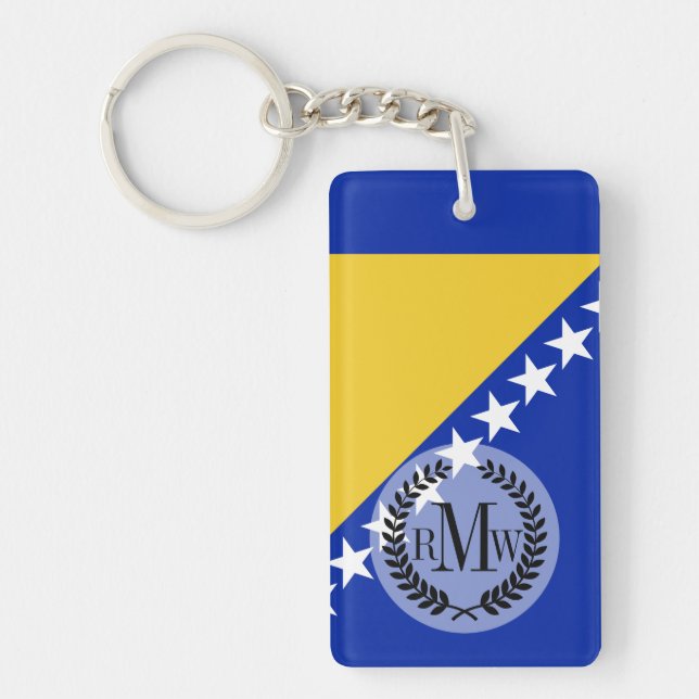 Llavero Bandera de Bosnia (Frente)