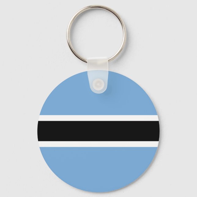 Llavero Bandera de Botswana (Anverso)