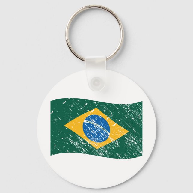 Llavero Bandera de Brasil (Anverso)