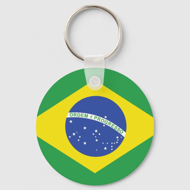 Llavero Bandera de Brasil (Anverso)
