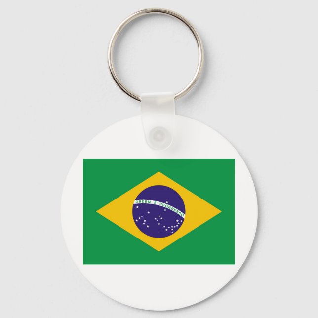 Llavero Bandera de Brasil (Anverso)
