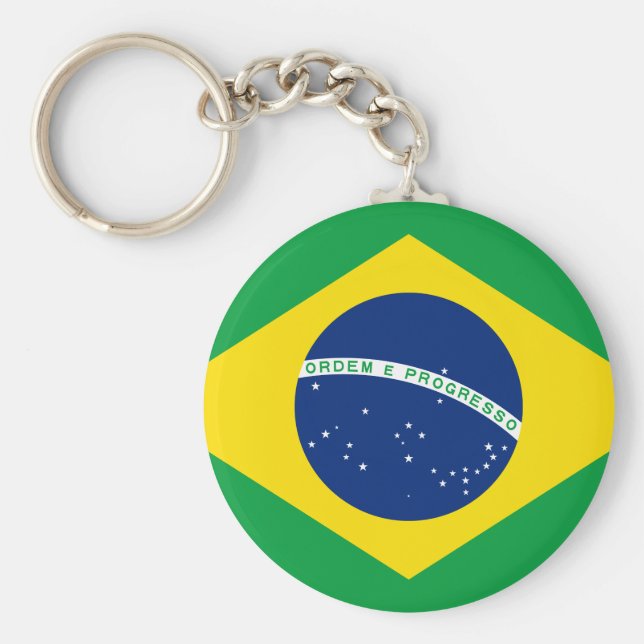 Llavero Bandera de Brasil (brasileño) (Frente)