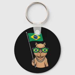 Llavero Bandera de Brasil Orgullo Brasileño Raíces Brasile