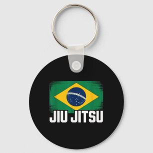 Llavero Bandera de Brasil para amantes de Jiu Jitsu Brasil