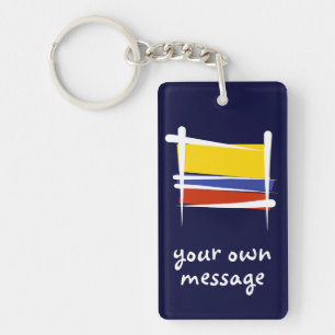 Llavero Bandera de Bruselas de Colombia