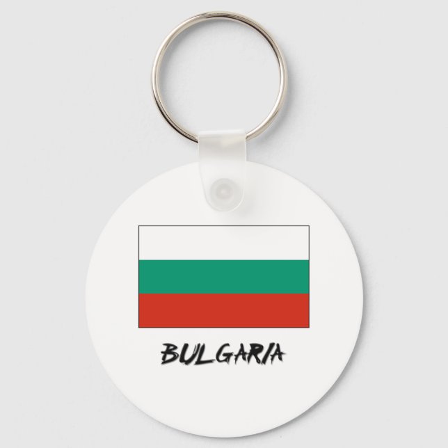 Llavero Bandera de Bulgaria (Anverso)