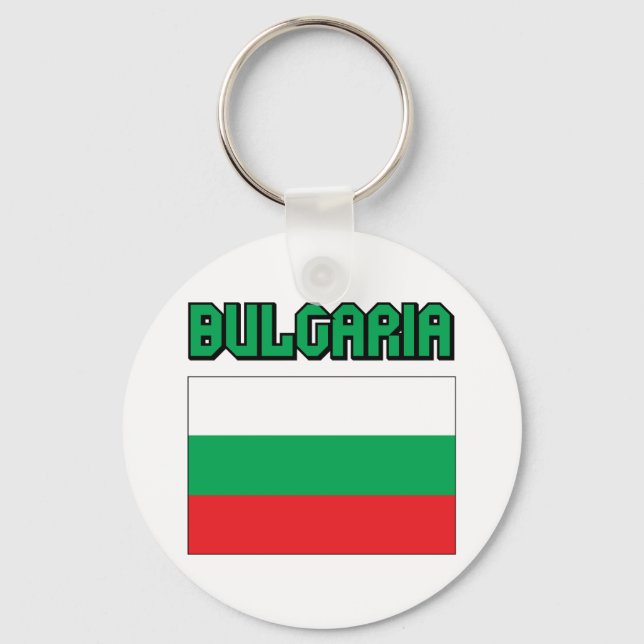 Llavero Bandera de Bulgaria (Anverso)