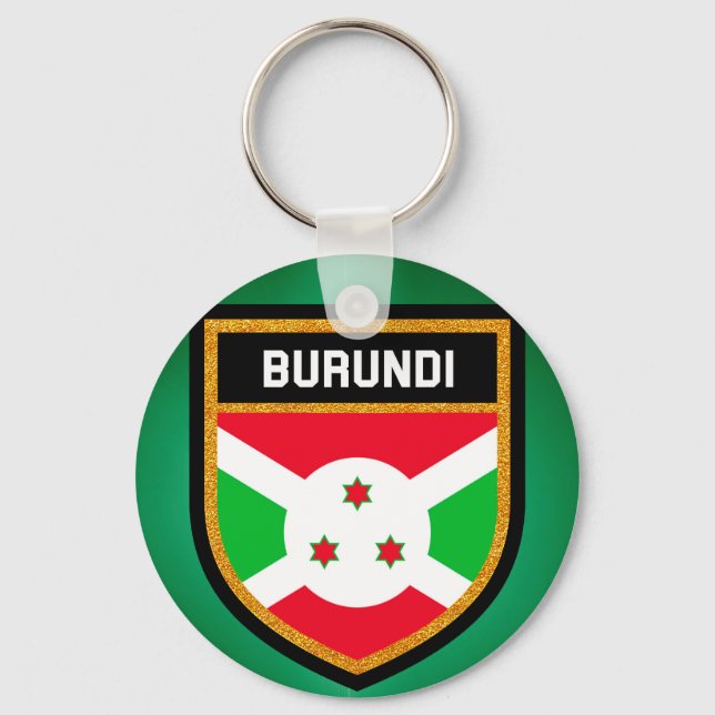 Llavero Bandera de Burundi (Anverso)