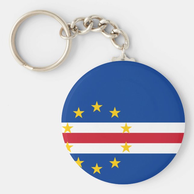 Llavero Bandera de Cabo Verde (Frente)