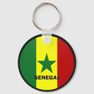 Llavero Bandera de calidad de sondeo de Senegal