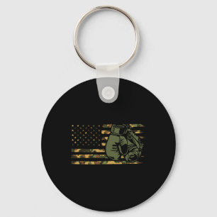 Llavero Bandera De Camo Boxing Ee.Uu. Para Boxeador - Band