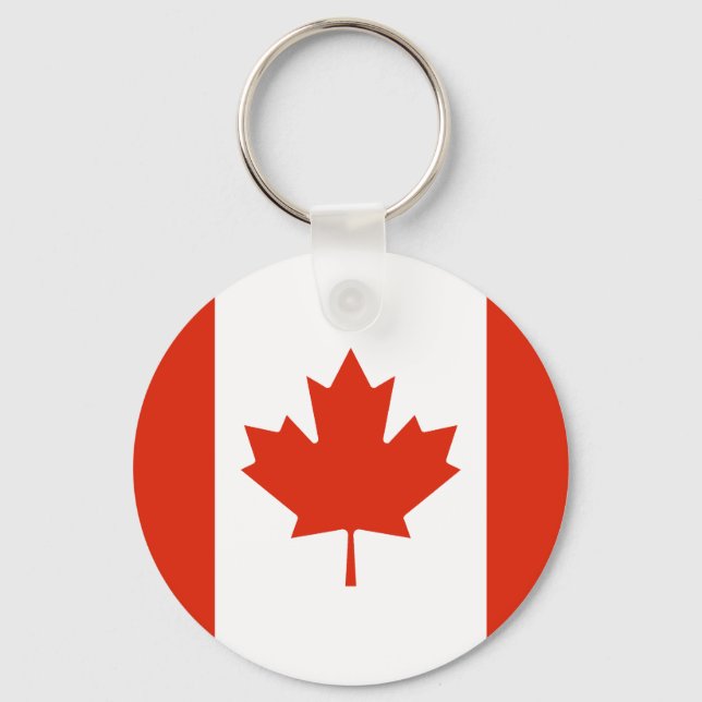 Llavero Bandera de Canadá (Anverso)
