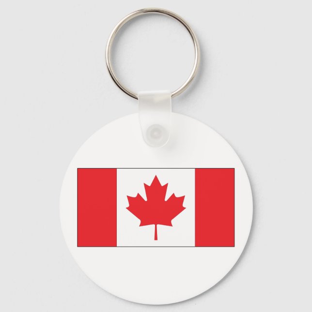 Llavero Bandera de Canadá (Anverso)