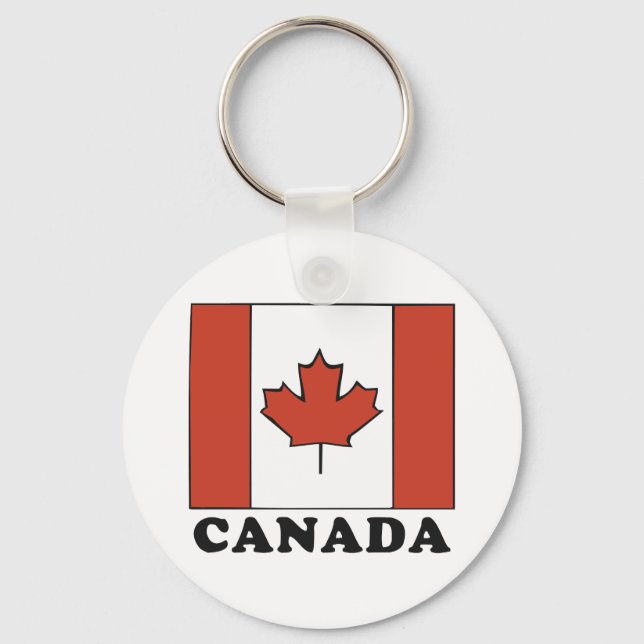 Llavero Bandera de Canadá (Anverso)