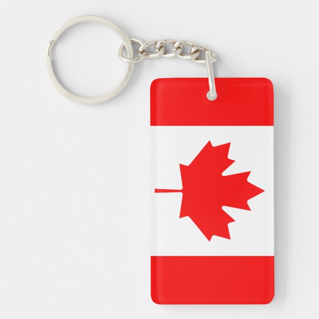 Llavero Bandera de Canadá (Frente)
