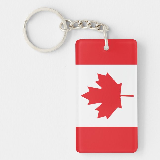 Llavero Bandera de Canadá (Frente)