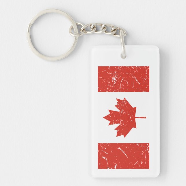 Llavero Bandera de Canadá (Frente)
