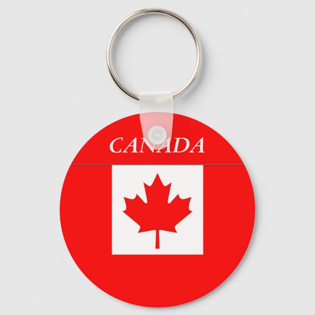 Llavero Bandera de Canadá (Anverso)