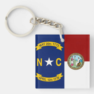 Llavero Bandera de Carolina del Norte