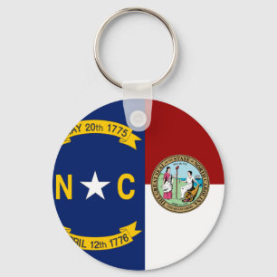 Llavero Bandera de Carolina del Norte