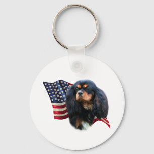 Llavero Bandera de Cavalier King Charles Spaniel...