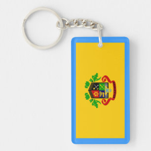 Llavero Bandera de Charleston, cadena de claves de Virgini