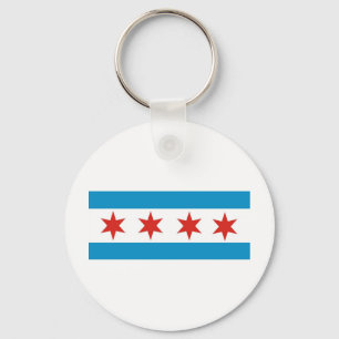 Llavero bandera de chicago