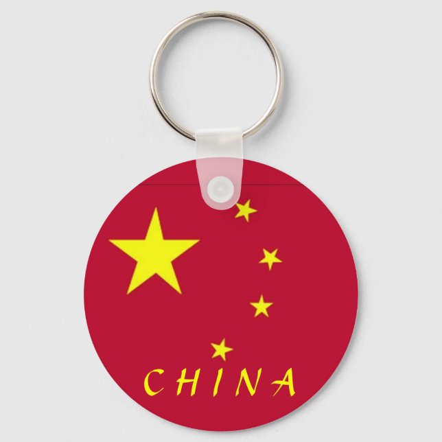 Llavero Bandera de China (Anverso)
