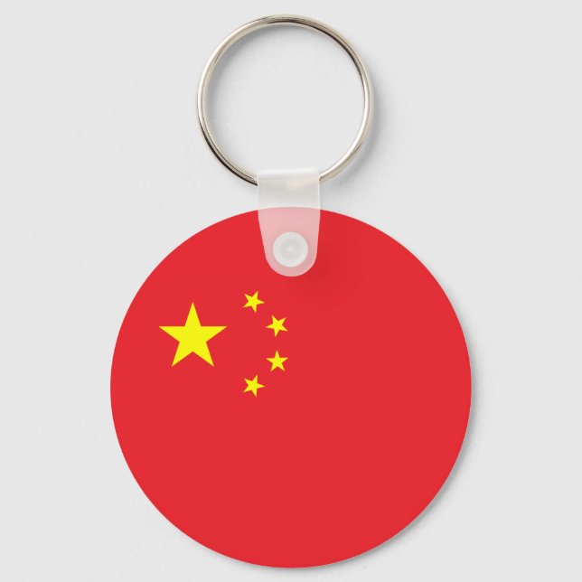 Llavero Bandera de China (Anverso)