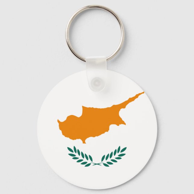 Llavero Bandera de Chipre (Anverso)