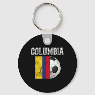 Llavero Bandera de Columbia - Fútbol Soccer
