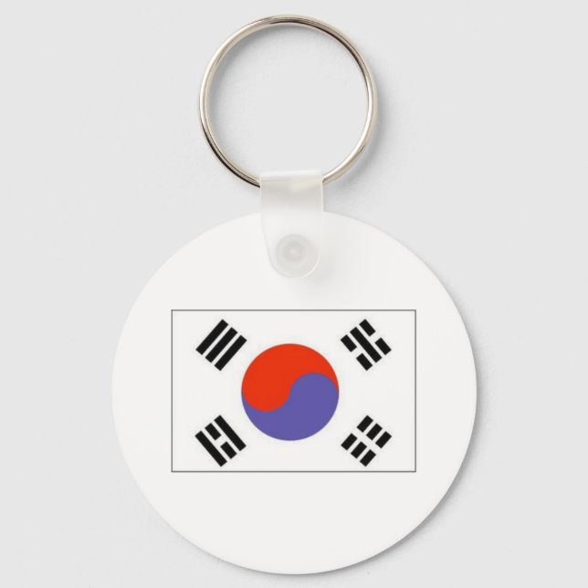 Llavero Bandera de Corea (Anverso)